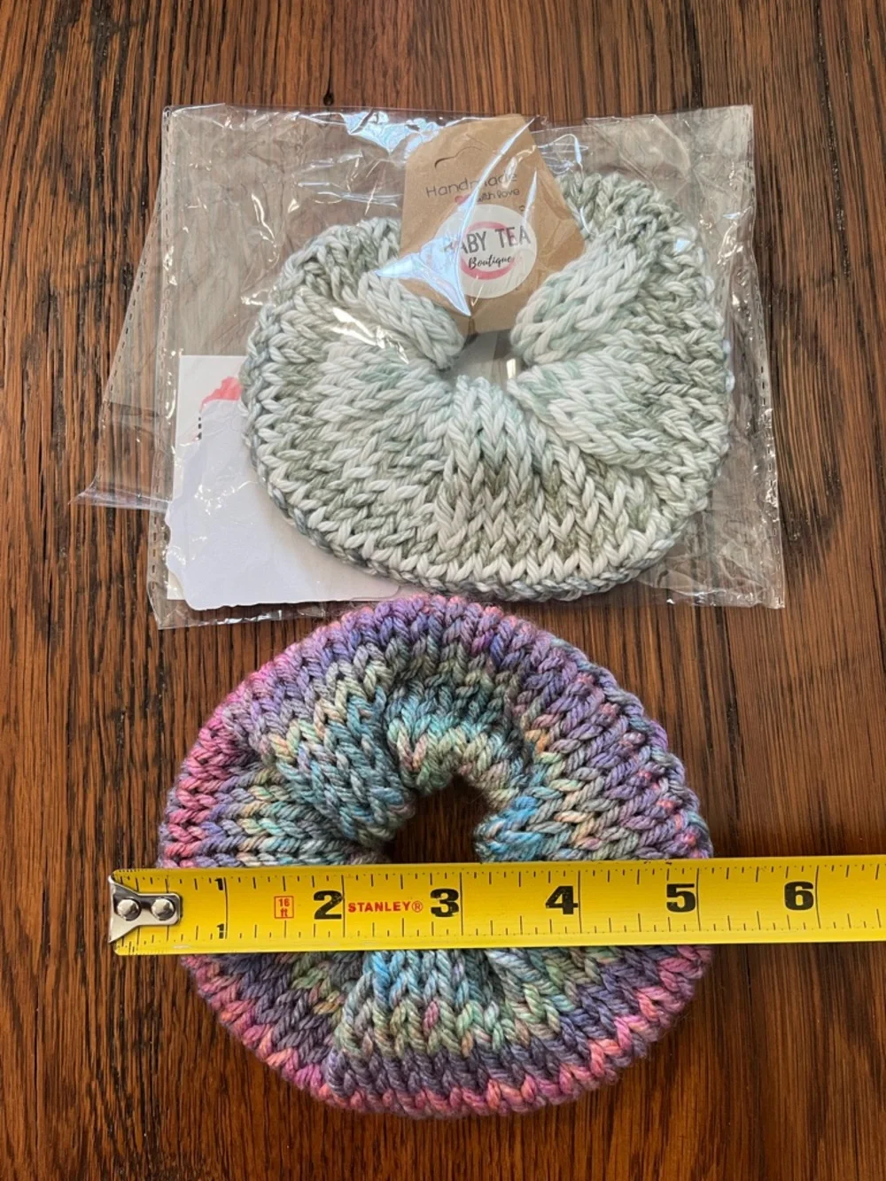 Baby Tea Boutique Knit Scrunchies